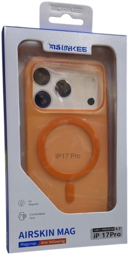 Чехол для Apple iPhone 17 Pro оранжевый