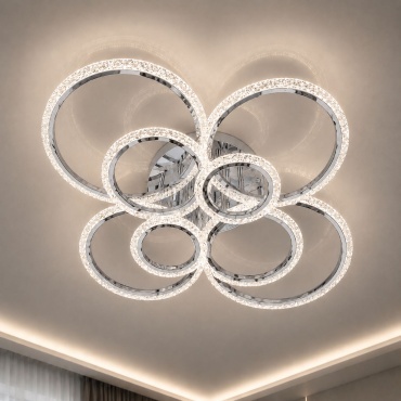Люстра потолочная ИМПЕРИЯ ЛЮСТР LED, кол-во ламп: 8 шт