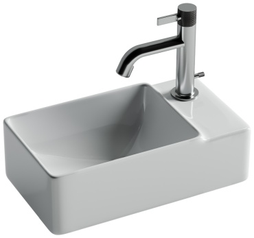 Раковина Ceramicanova CN5045 подвесная прямоугольная 39.5х22 см, санфарфор