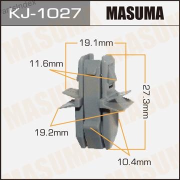 MASUMA Клипса Крепежная KJ1027