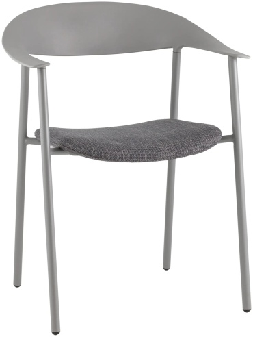 Стул SK Trade Emma Soft, 77.5x50x59 см, серый 1 шт.