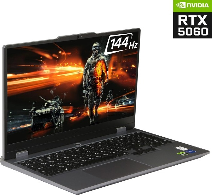 Ноутбук Lenovo LOQ 15IRX10 15.6" / 16 Гб / SSD 512 Гб / Без ОС / 83JE00PPRK