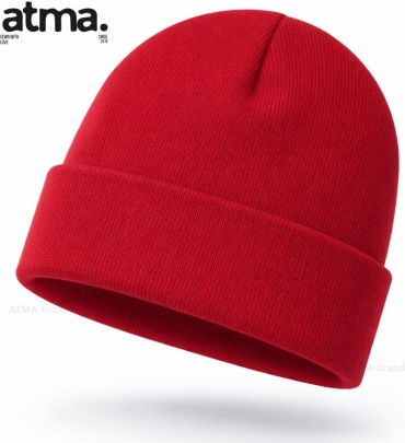 Шапка ATMA brand размер универсальный, красный
