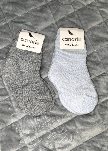 Носки Canario ИПСАЛАМАТОВА серый, голубой 7, 8, 9, 10
