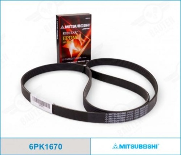 Mitsuboshi ремень поликлиновый 6pk1670