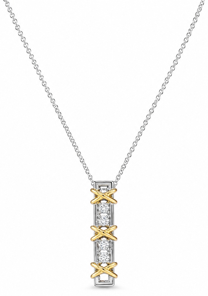 Колье PRESTIGE JEWELRY 3000000480052 длина 45 см вес 3.64 г золото, бриллиант