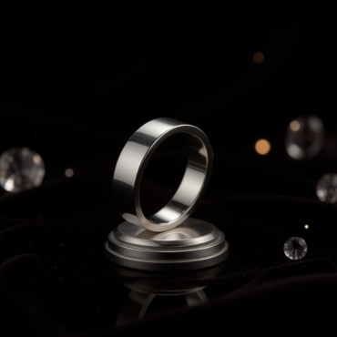 Кольцо Stainless Steel размер 18 нержавеющая сталь, без вставок