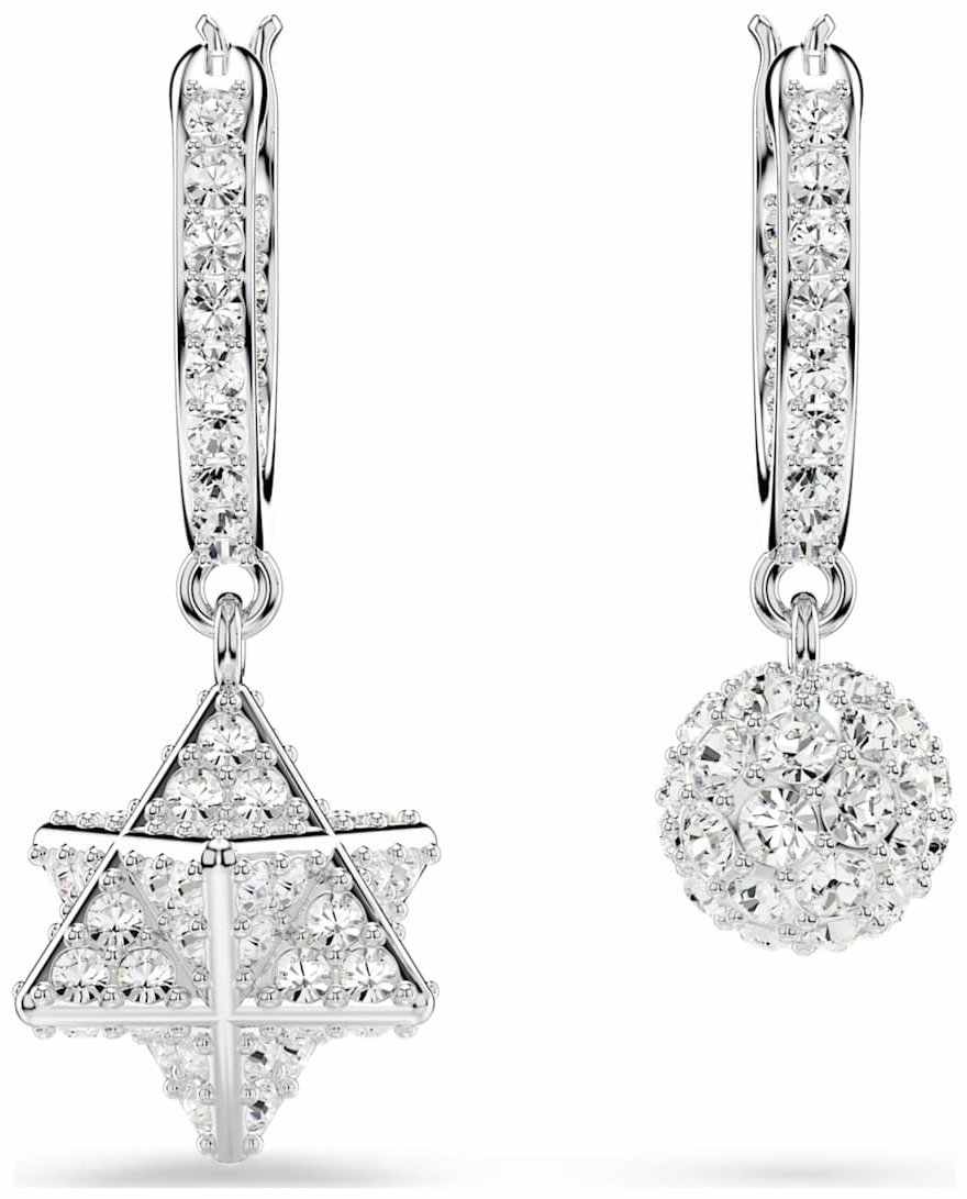 Серьги Swarovski бижутерный сплав, кристаллы Swarovski