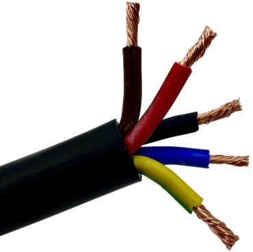 Рыбинсккабель кабель КГ 5x2.5, 1 м