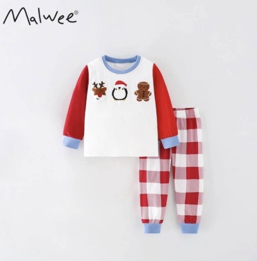 Пижама Malwee белый, красный