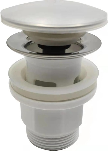 Донный клапан с переливом Aquant NV414-40-MR Донный клапан 1 1/4" клик-клак с переливом, Aquant 1 1/4