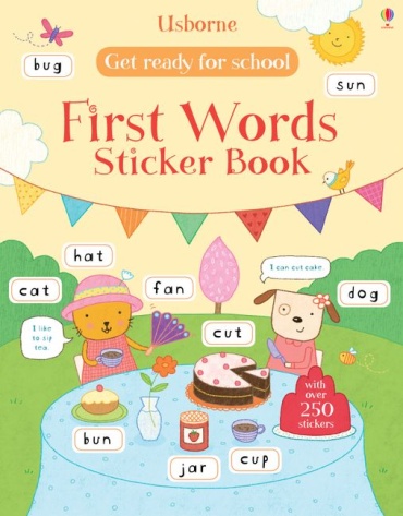 Hannah Wood : First Words Sticker Book