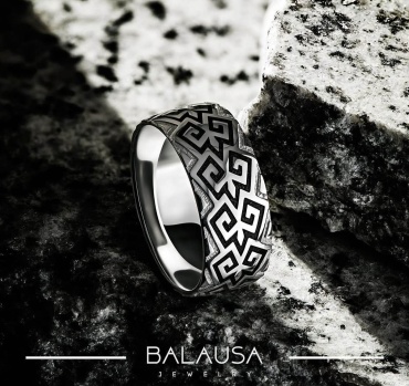 Balausa Jewelry WR010(2) размер 19 вес 5.8 г серебро, эмаль