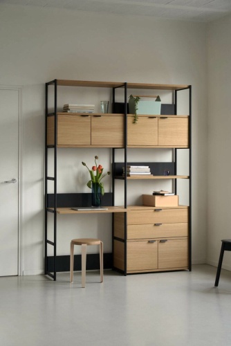 Стеллаж напольный Эколофт 975976010, 140x45x200 см, коричневый