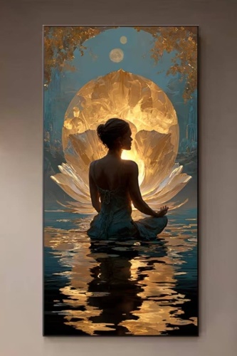 Картина Медитация на подрамнике Artmaiya 90x130 см