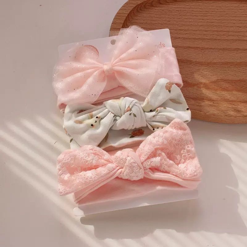 Повязка Chicbaby розовый, бледно-розовый 40