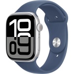 Смарт-часы Apple Watch Series 10 S/M 46 мм серебристый-синий