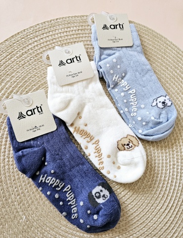 Носки ARTI kids K20319 3 пары синий, белый, голубой 5-6 лет