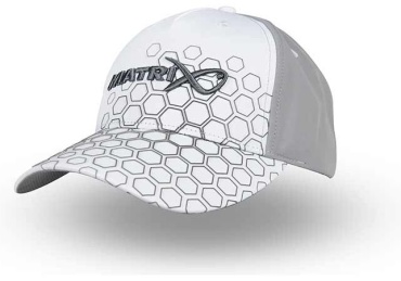 Головной убор MATRIX Белая бейсболка с шестиугольным принтом Matrix Hex Print Baseball Cap White GHH008 универсальный