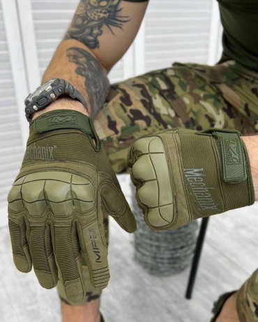 ТАКТИЧЕСКИЕ ПЕРЧАТКИ MECHANIX хаки универсальный