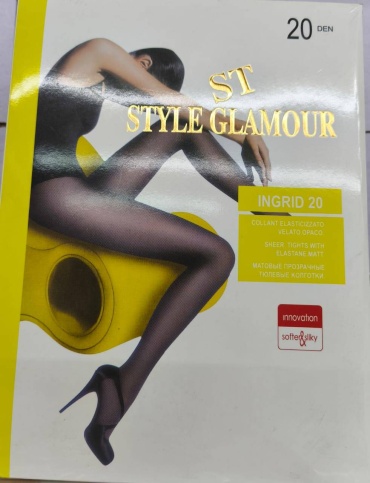 Колготки STYLE GLAMOUR черный