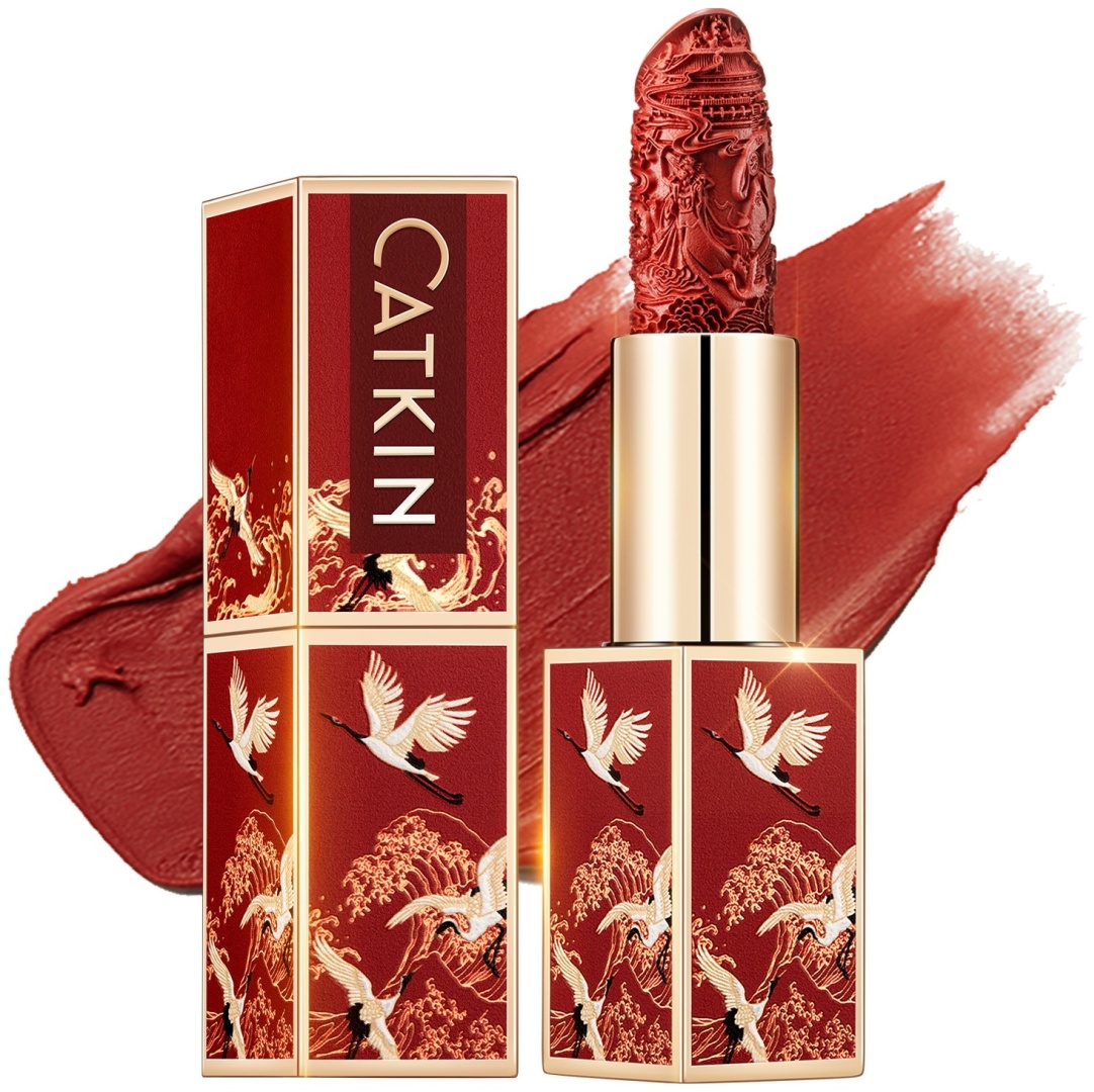 CATKIN Rouge Semi-Matte Lipstick помада CR129 Scarlet
