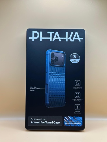 Чехол Pitaka для Apple iPhone 17 Pro темно-синий