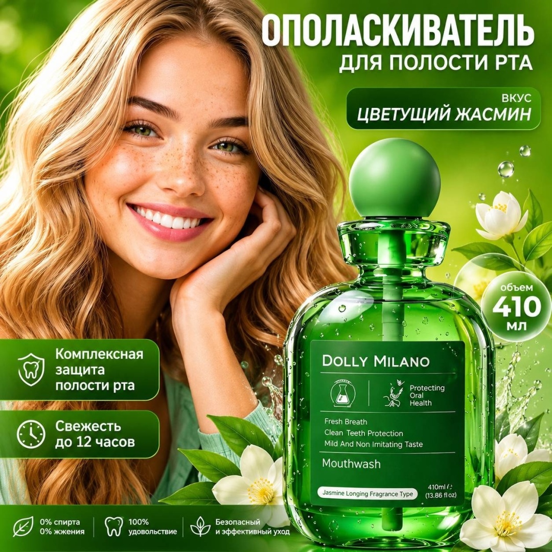 DOLLY MILANO DM-44 ополаскиватель лечебные травы 410 мл