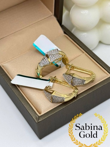 Sabina Gold KMP-SBN-740 вес 6.85 г золото, фианит