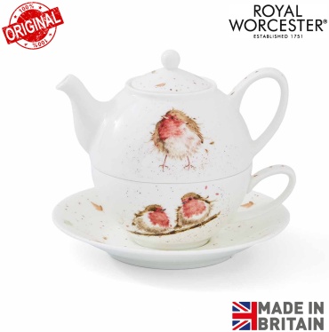 Сервиз на 1 персону ROYAL WORCESTER Wrendale Designs, предметов: 3, чайный, костяной фарфор