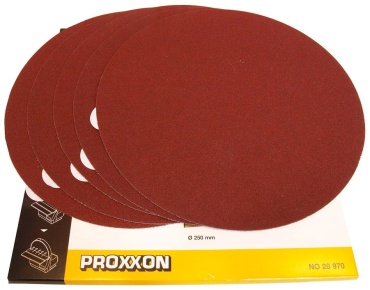 Proxxon набор для шлифования P80 (250х250 мм), 5 шт