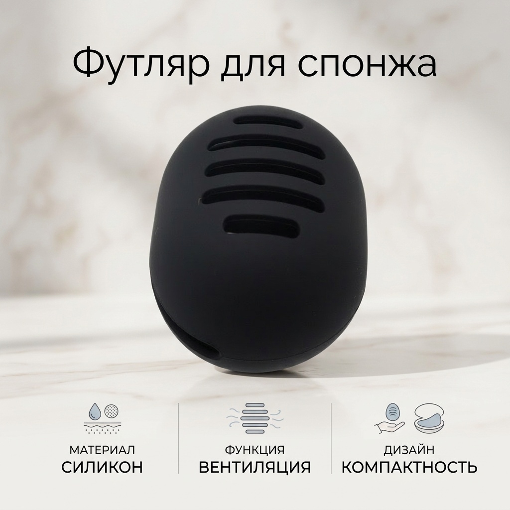 Футляр для спонжа силикон