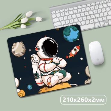 210x260x2 мм «Космонавт» 210x260x2 мм черный