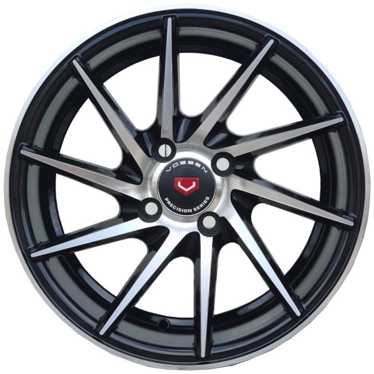 Vossen cvt 6x14/4x100 D67.1 ET35 4 диска черный, серебристый