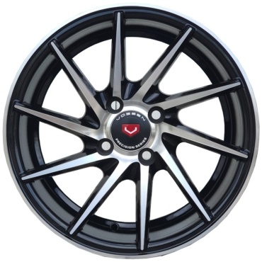 Vossen cvt 6x14/4x100 D67.1 ET35 4 диска черный, серебристый