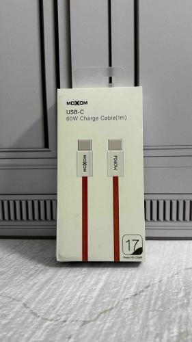 Кабель Moxom USB TypeC (M), 1 м, MX-CB369 красный