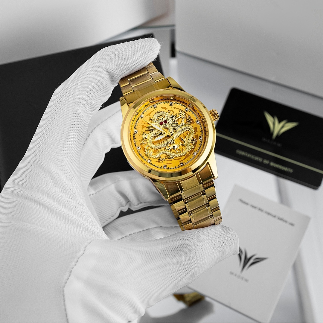 Кварцевые Часы 30410039_MADEM Dragon watch сталь