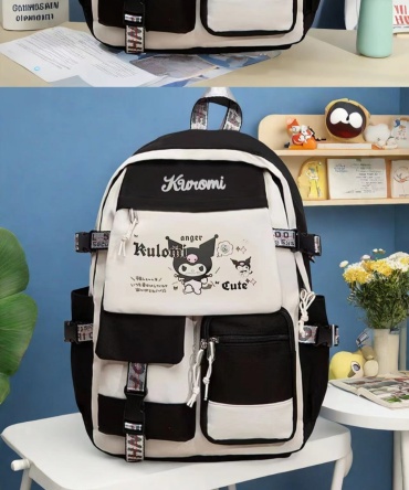 Рюкзак Kuromi оксфорд серый