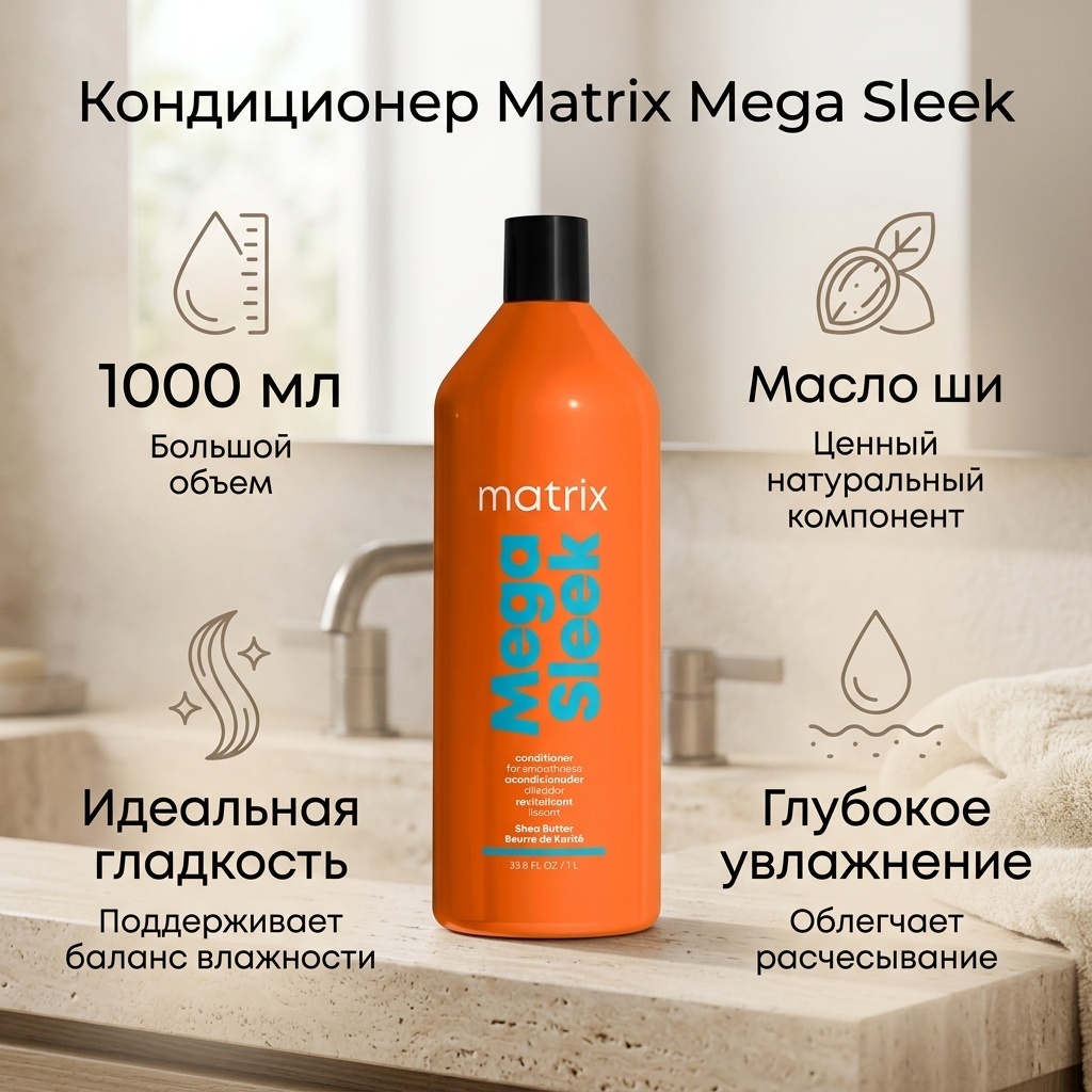 MATRIX Mega Sleek кондиционер 1000 мл