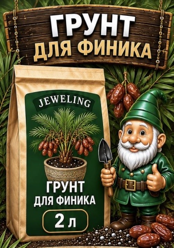 Грунт Jeweling Для финика 2 л