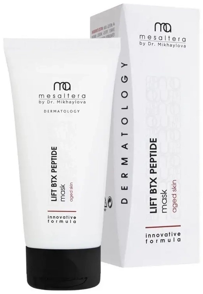 Маска для лица Mesaltera крем Lift BTX Peptide Mask, Омолаживающая маска с пептидами 50 мл