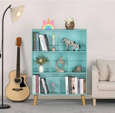 Детский стеллаж 472631568, 80x24x110 см, бирюзовый