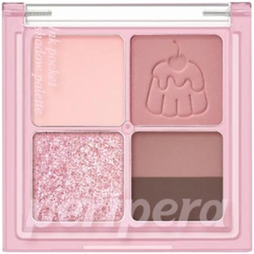 PERIPERA тени прессованные Ink Pocket Shadow Palette Soda Café Collection 06 Signature Is Mute