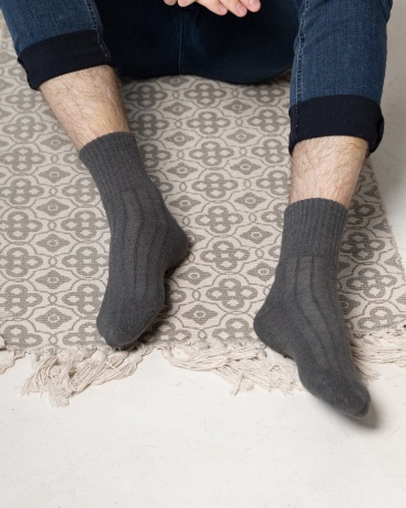 Носки шерстяные Shymkent Cashmere 1 пара графит 40-42