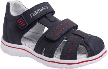 Сандалии FLAMINGO красный, темно-синий