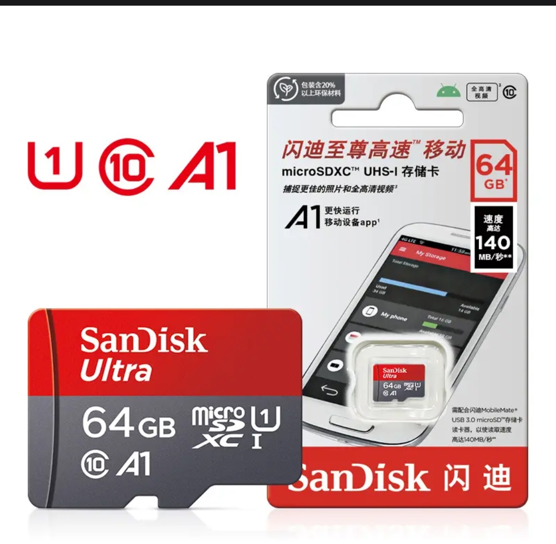 Карта памяти SanDisk SDSQUNC-064G-ZS3MN 64 Гб