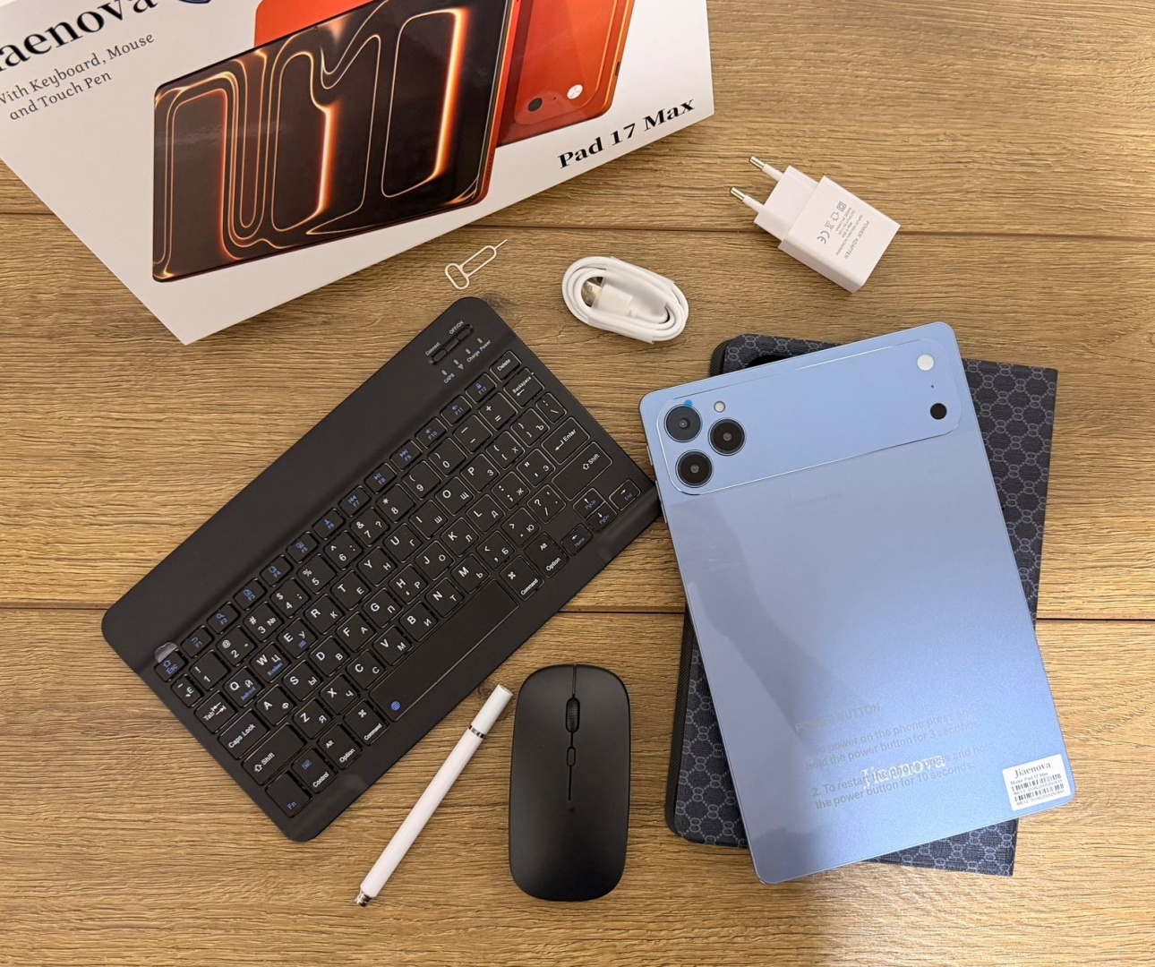 Планшет Jiaenova PAD 17 MAX 10.1 дюйм 16 Гб/1024 Гб синий