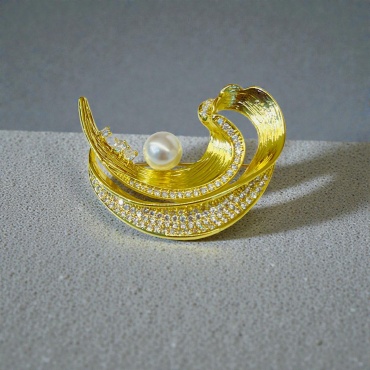 Брошь Hatira стразы, кристаллы Swarovski
