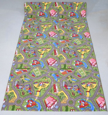 Ковровая дорожка Carpets Vitebsk безворсовая, полиамид, войлок, 200 см x 4 м