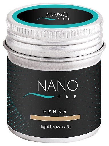 NanoTap Henna хна Light Brown 5 г